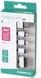 Καλώδιο USB Omega USB-A - 1 m Μαύρο (OUCK4WB)