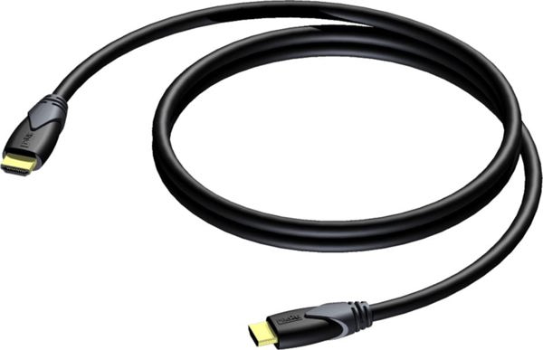 Καλώδιο Procab HDMI σε HDMI CLV100, 1.5m, Υψηλής Ποιότητας με Ethernet, Μαύρο