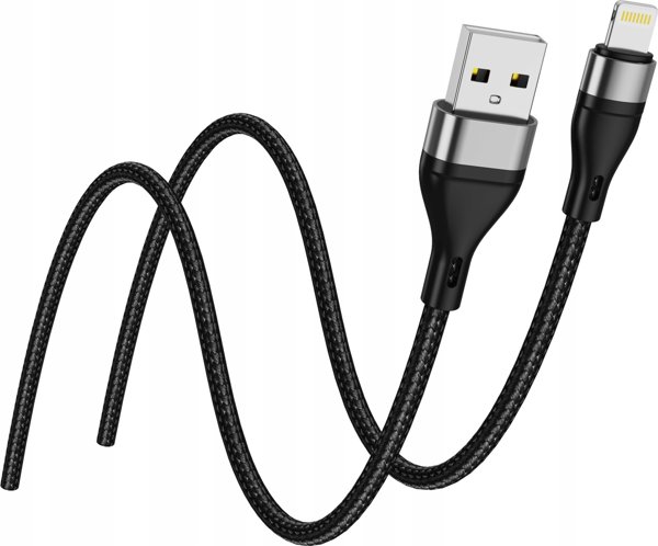 Καλώδιο USB Jellico JELLICO καλώδιο B16 Lightning 3.1A 1M Μαύρο