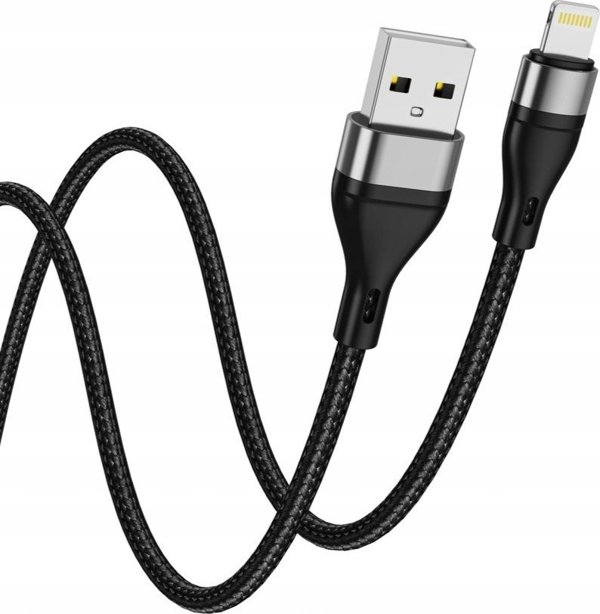 Καλώδιο USB Jellico JELLICO καλώδιο B16 Lightning 3.1A 1M Μαύρο