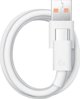 Techonic Καλώδιο USB-A σε USB-C HUAWEI SuperCharge 6A 66W - Λευκό