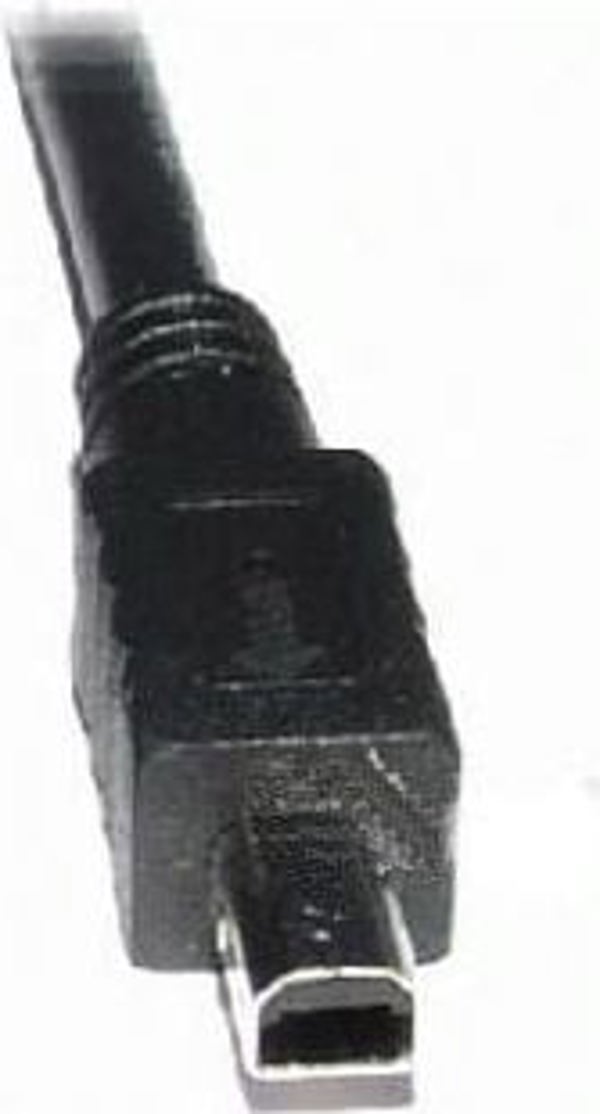 Kabel USB Logo USB-A - miniUSB 2 m Czarny (17077)