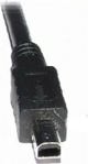 Kabel USB Logo USB-A - miniUSB 2 m Czarny (17077)