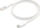 Καλώδιο USB Equip USB-C - USB-C 1 m Λευκό (128361)