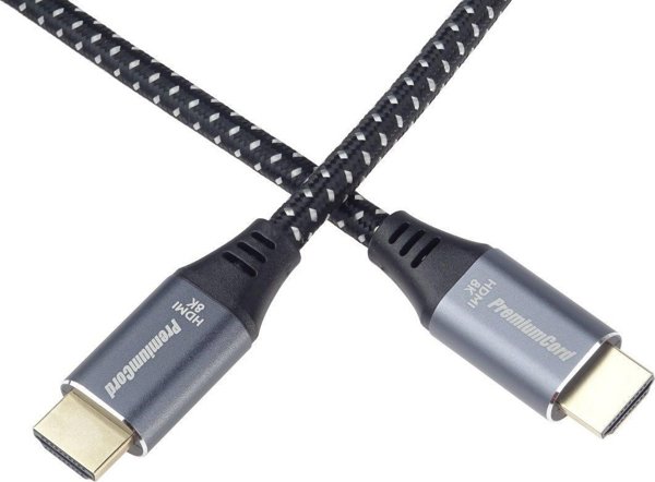Kabel PremiumCord HDMI - HDMI 1m szary (kphdm21s1)