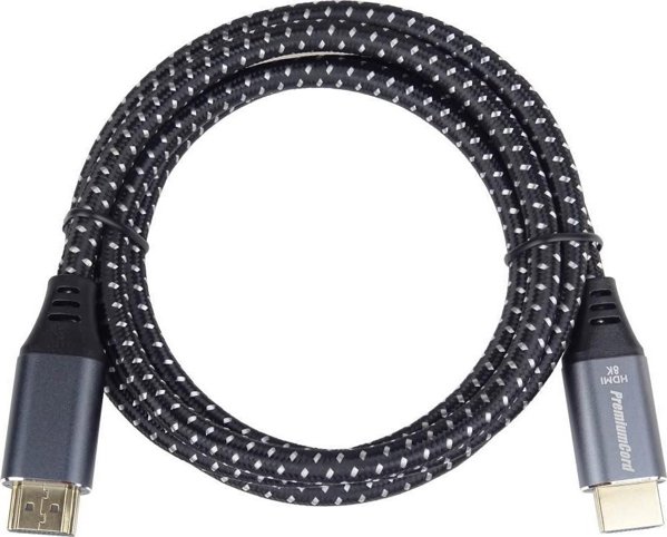 Kabel PremiumCord HDMI - HDMI 1m szary (kphdm21s1)