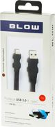 Kabel USB Blow USB-A - 1 m Czarny (66-126#)