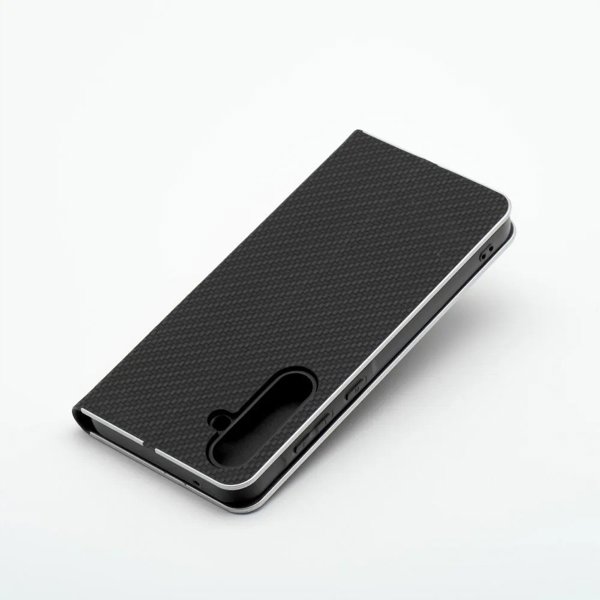 Kabura LUNA Book Carbon do SAMSUNG A17 czarny