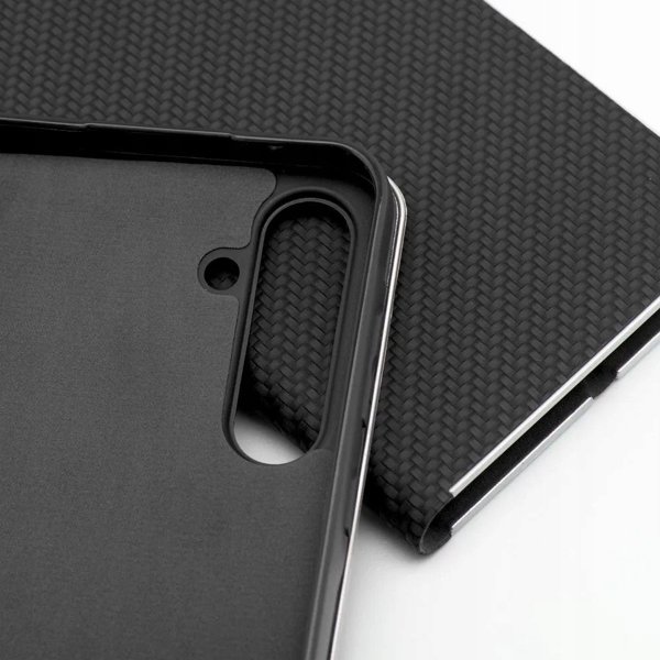 Kabura LUNA Book Carbon do SAMSUNG A17 czarny