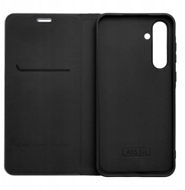 Kabura LUNA Book Carbon do SAMSUNG A17 czarny