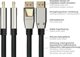 Καλώδιο PYTHON Python DisplayPort 1.4 Καλώδιο Νάιλον πλέξη μαύρο 5μ