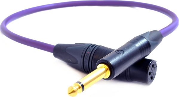 Καλώδιο Melodika Jack 6.3mm - XLR 8m μωβ