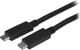 Καλώδιο USB StarTech USB-C - USB-C 2 μ Μαύρο (USB315CC2M)