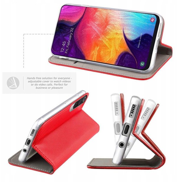 Θήκη SMART CASE Book για MOTOROLA G86 5G κόκκινο