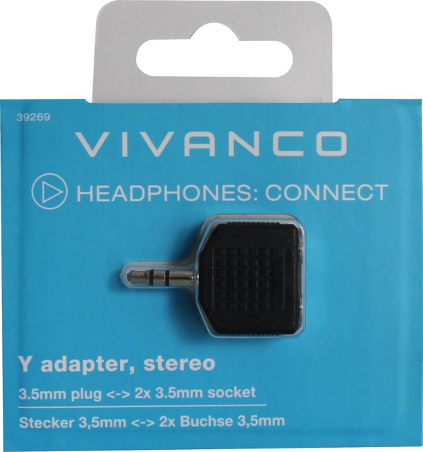 Καλώδιο Vivanco Vivanco αντάπτορας 3,5mm - 2x3,5mm (39269)