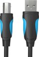 Καλώδιο USB Vention USB-A - USB-B 10 m Μαύρο (VAS-A16-B1000)