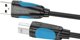 Καλώδιο USB Vention USB-A - USB-B 10 m Μαύρο (VAS-A16-B1000)