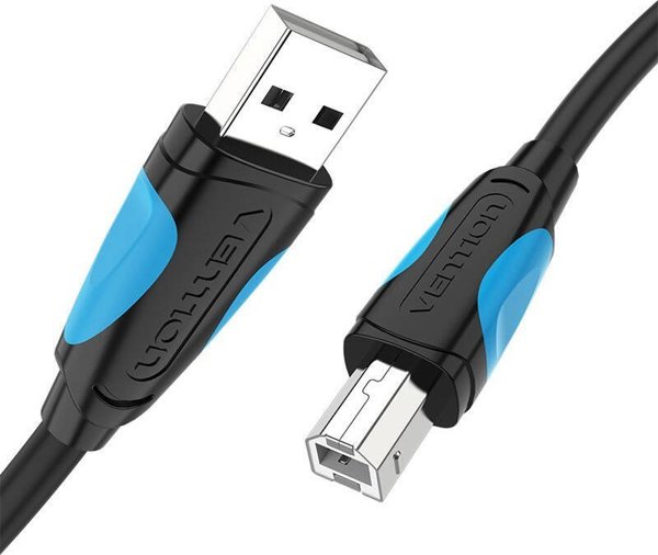 Καλώδιο USB Vention USB-A - USB-B 10 m Μαύρο (VAS-A16-B1000)