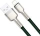 Καλώδιο USB Baseus USB-A - Lightning 2 m Πράσινο (baseus_20210316155025)