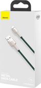 Καλώδιο USB Baseus USB-A - Lightning 2 m Πράσινο (baseus_20210316155025)