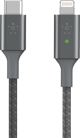 Καλώδιο USB Belkin USB-C - Lightning 1.2 m Γκρι (CAA006BT04GR)