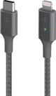 Καλώδιο USB Belkin USB-C - Lightning 1.2 m Γκρι (CAA006BT04GR)