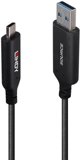 Καλώδιο Lindy 43397 USB USB 3.2 Gen 1 (3.1 Gen 1) 50 m USB A USB C Μαύρο
