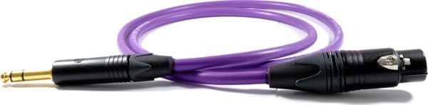 Καλώδιο Melodika Jack 6.3mm - XLR 17m μωβ