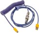 Ducky Premicord Καλώδιο USB-A σε USB-C 1.8m, Μωβ (DKCC-HZCNC1)