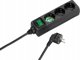Καλώδιο τροφοδοσίας Vivanco Vivanco extension cord 3 sockets 1.4m, black (27015)