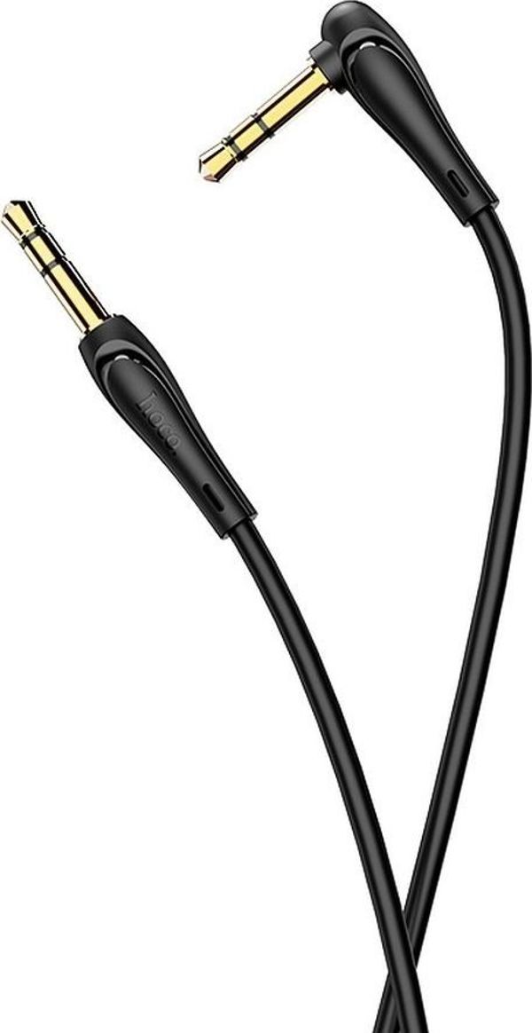 Hoco Jack 3,5mm - Καλώδιο Jack 3,5mm 1m μαύρο (6931474712844) 8012991 6931474712844