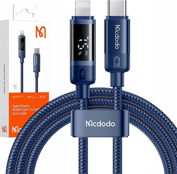 Καλώδιο USB Mcdodo Καλώδιο USB-C σε Lightning Mcdodo CA-5211, 36W, 1.2m (μπλε)