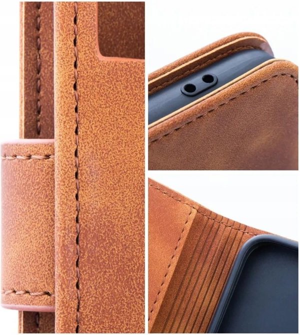 Θήκη TENDER Book για XIAOMI Redmi Note 14 PRO 4G καφέ