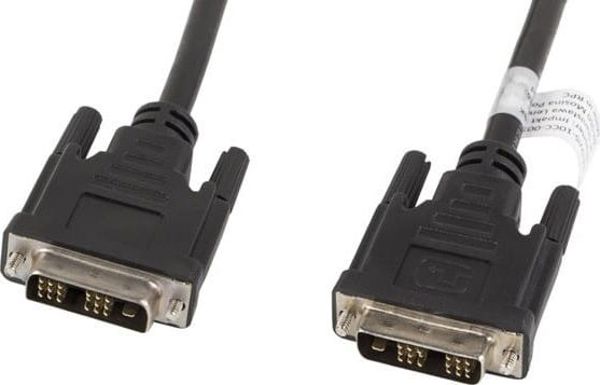Καλώδιο Lanberg DVI-D σε DVI-D, 3m, Μαύρο (CA-DVIS-10CC-0030-BK)