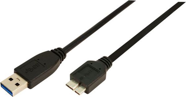 Καλώδιο USB LogiLink USB-A - micro-B 2 m Μαύρο (CU0027)