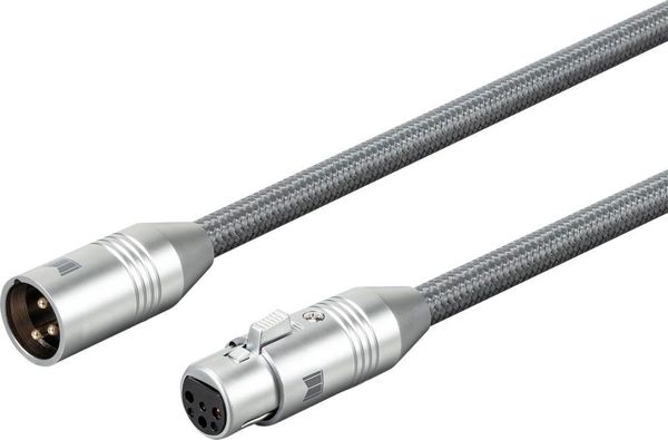 Καλώδιο Μικροφώνου Monoprice XLR Male to XLR Female, 2m, Γκρι