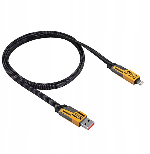 Καλώδιο USB A + USB τύπου C / USB τύπου C + Lightning 1μ AK-USB-57 65W