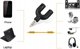 Καλώδιο Vivanco Vivanco καλώδιο 3.5mm - 2x3.5mm 0.1m (45499)