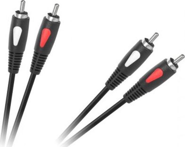 Καλώδιο CABLETECH RCA (Cinch) x2 - RCA (Cinch) x2 3m μαύρο (KPO4001-3.0)