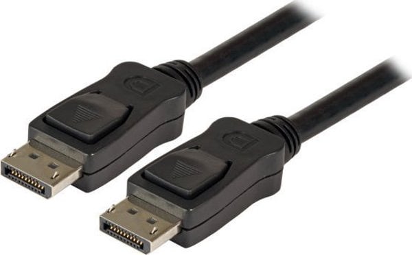 Καλώδιο EFB EFB DisplayPort 2.0 καλώδιο σύνδεσης DP αρσενικό - DP αρσενικό 10K60Hz μαύρο 1m