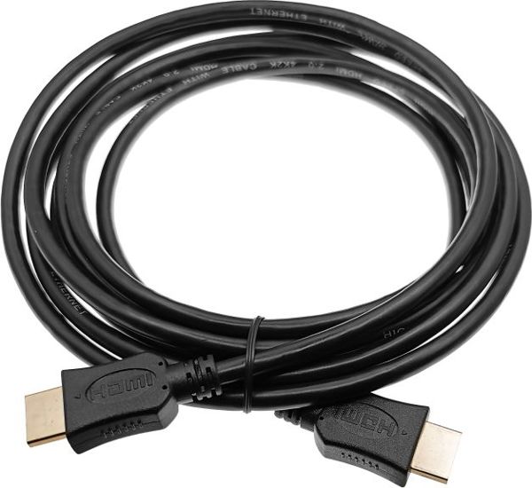 Καλώδιο AVIZIO HDMI 2.0 High Speed με Ethernet 1.5m, 4K, Μαύρο (AV-AHDMI-1.5)