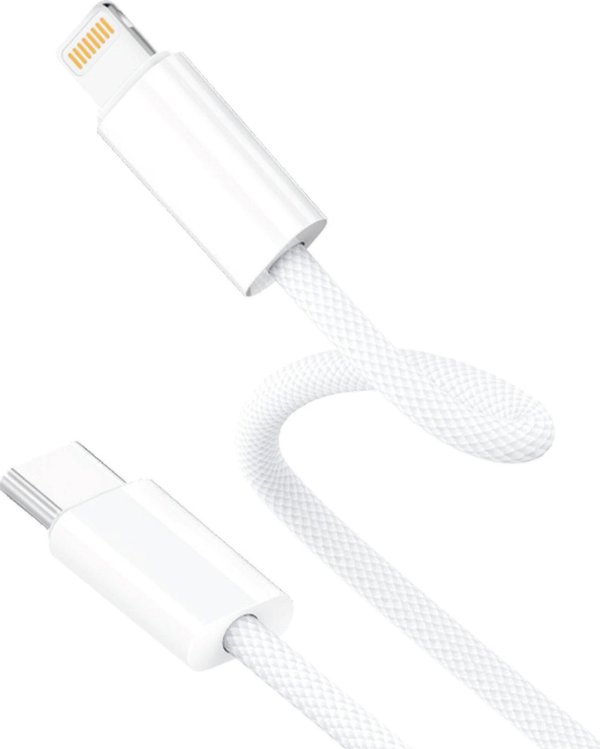 Καλώδιο D-Fruit USB-C - Lightning 1m, λευκό (DF118)