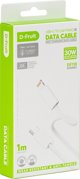 Καλώδιο D-Fruit USB-C - Lightning 1m, λευκό (DF118)