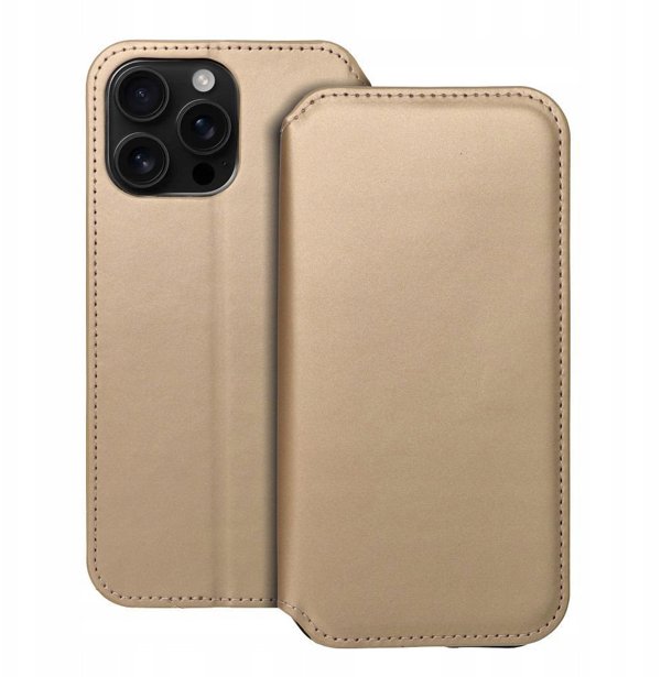 Θήκη DUAL POCKET Book για IPHONE 17 χρυσό