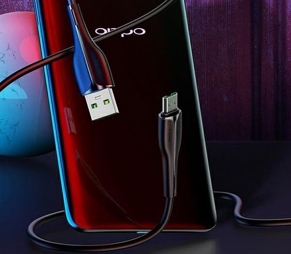 Καλώδιο USB USAMS USB-A - microUSB 1 m Μαύρο (SJ375USB01)