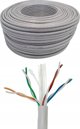 Καλώδιο δικτύου LAN Netrack cat 6 UTP, γκρι, 305m, CCA