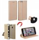 Θήκη Kabura SMART CASE Book για MOTOROLA G86 5G χρυσό