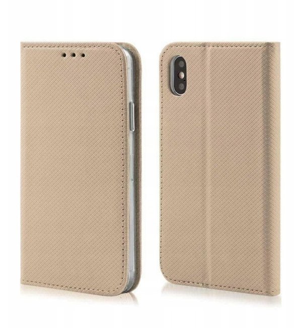 Θήκη Kabura SMART CASE Book για MOTOROLA G86 5G χρυσό