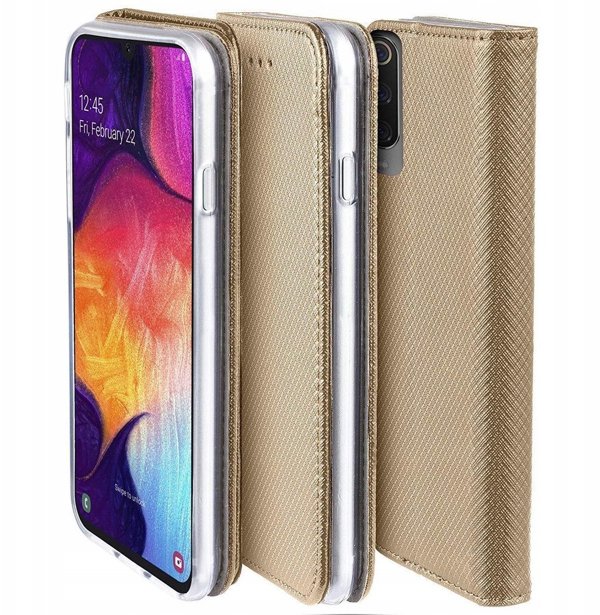 Θήκη Kabura SMART CASE Book για MOTOROLA G86 5G χρυσό