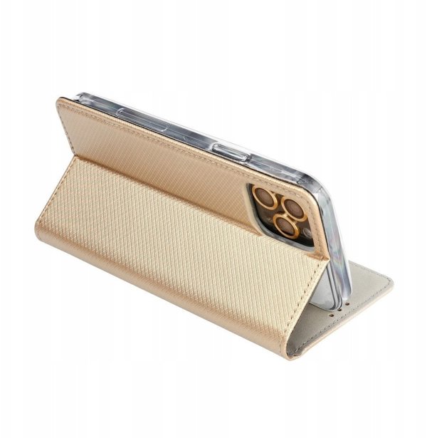 Θήκη Kabura SMART CASE Book για MOTOROLA G86 5G χρυσό